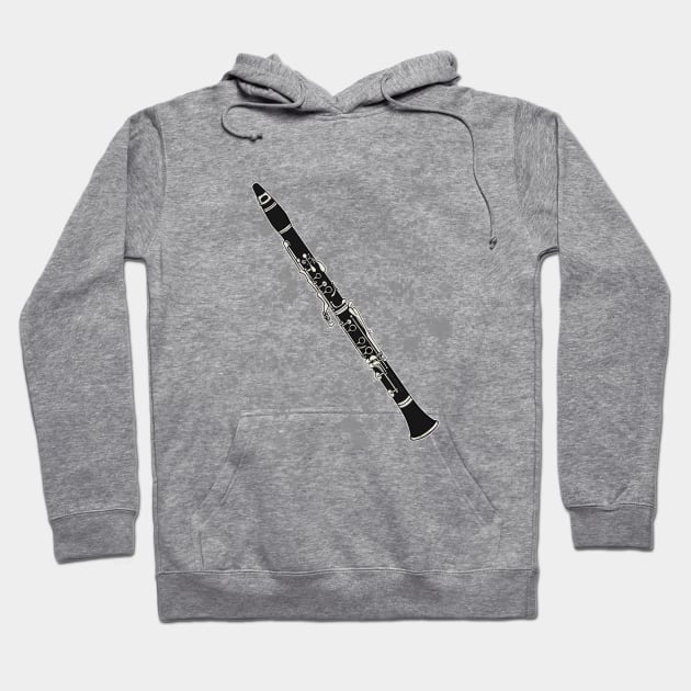 Clarinet Teacher Clarinetist Woodwind Musician Hoodie by doodlerob